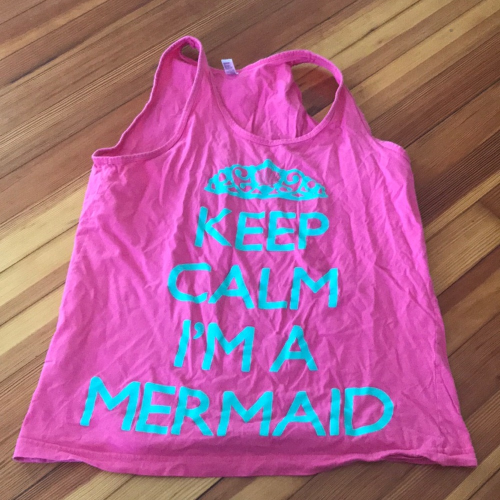 Keep Calm I am a Mermaid tank